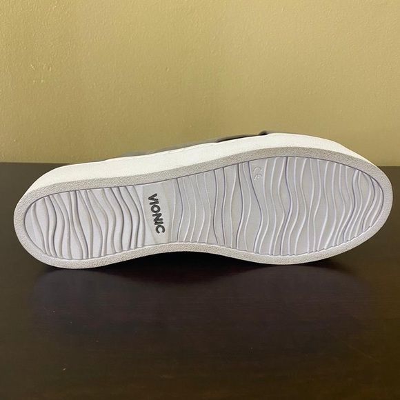 Vionic Splendid Lou Criss Cross Nubuck Slide Sandals - Picture 7 of 7